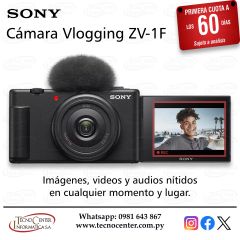 Cámara Vlogging Sony ZV-1F